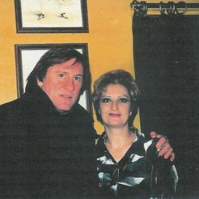 Gerard Depardieu  et  Estevin Marie Claire