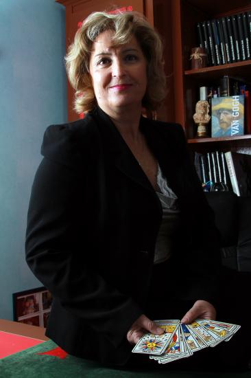 la voyante Marie-Claire Estevin